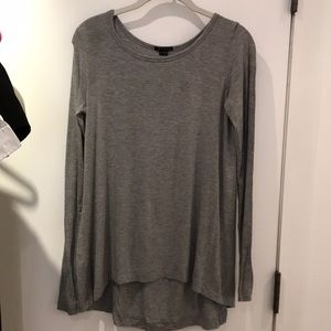 Theory gray long sleeve shirt